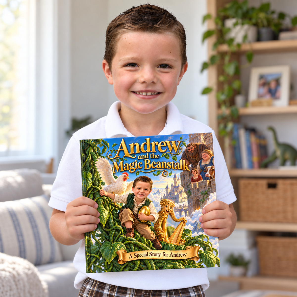 Andrew and the Magic Beanstalk — Personalized Storybook