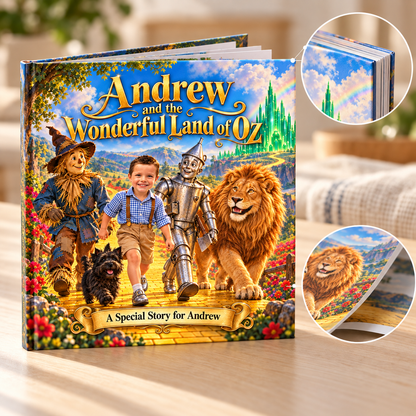Andrew and the Wonderful Land of Oz — Personalized Storybook