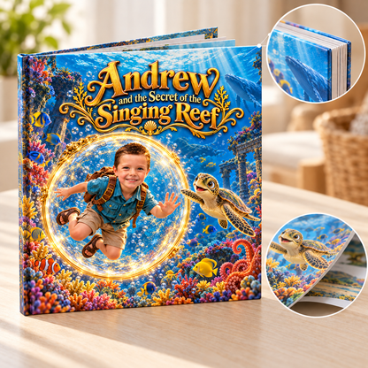 Andrew and the Secret of the Singing Reef — Personalized Storybook
