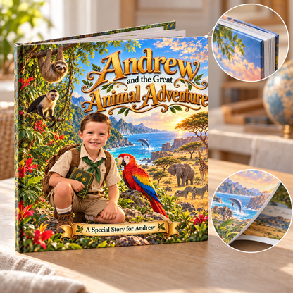 Andrew and the Great Animal Adventure — Personalized Storybook