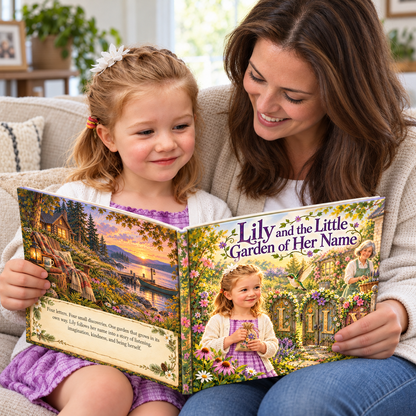 Lily and the Little Garden of Her Name — Personalized Storybook