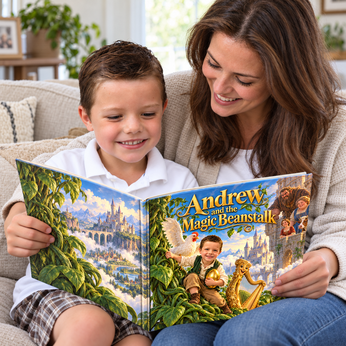 Andrew and the Magic Beanstalk — Personalized Storybook
