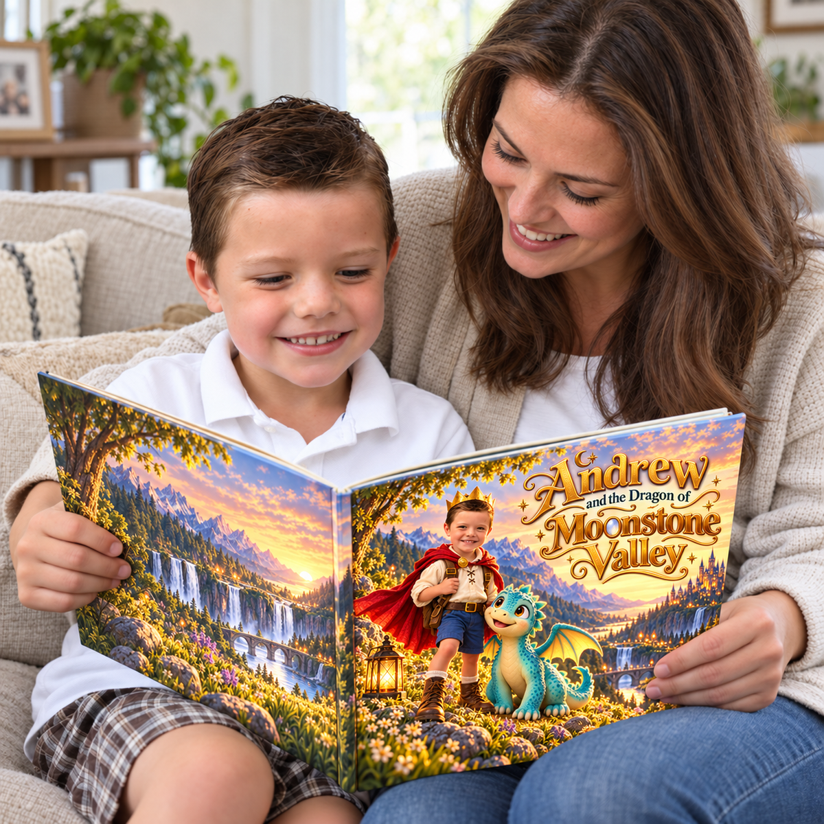 Andrew and the Dragon of Moonstone Valley — Personalized Storybook