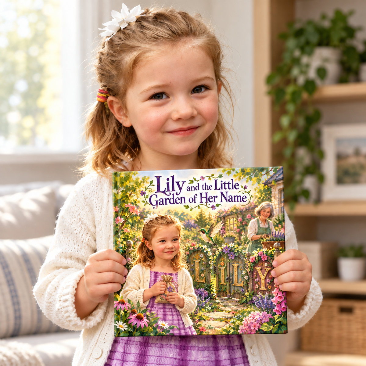 Lily and the Little Garden of Her Name — Personalized Storybook