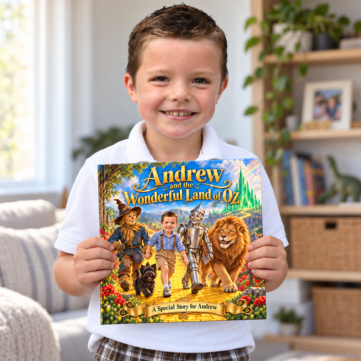 Andrew and the Wonderful Land of Oz — Personalized Storybook