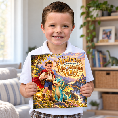 Andrew and the Dragon of Moonstone Valley — Personalized Storybook