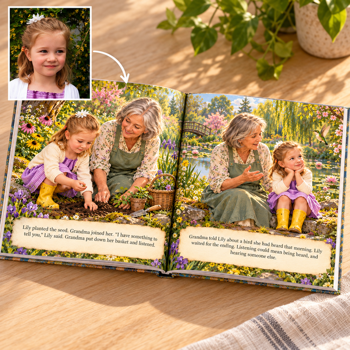 Lily and the Little Garden of Her Name — Personalized Storybook