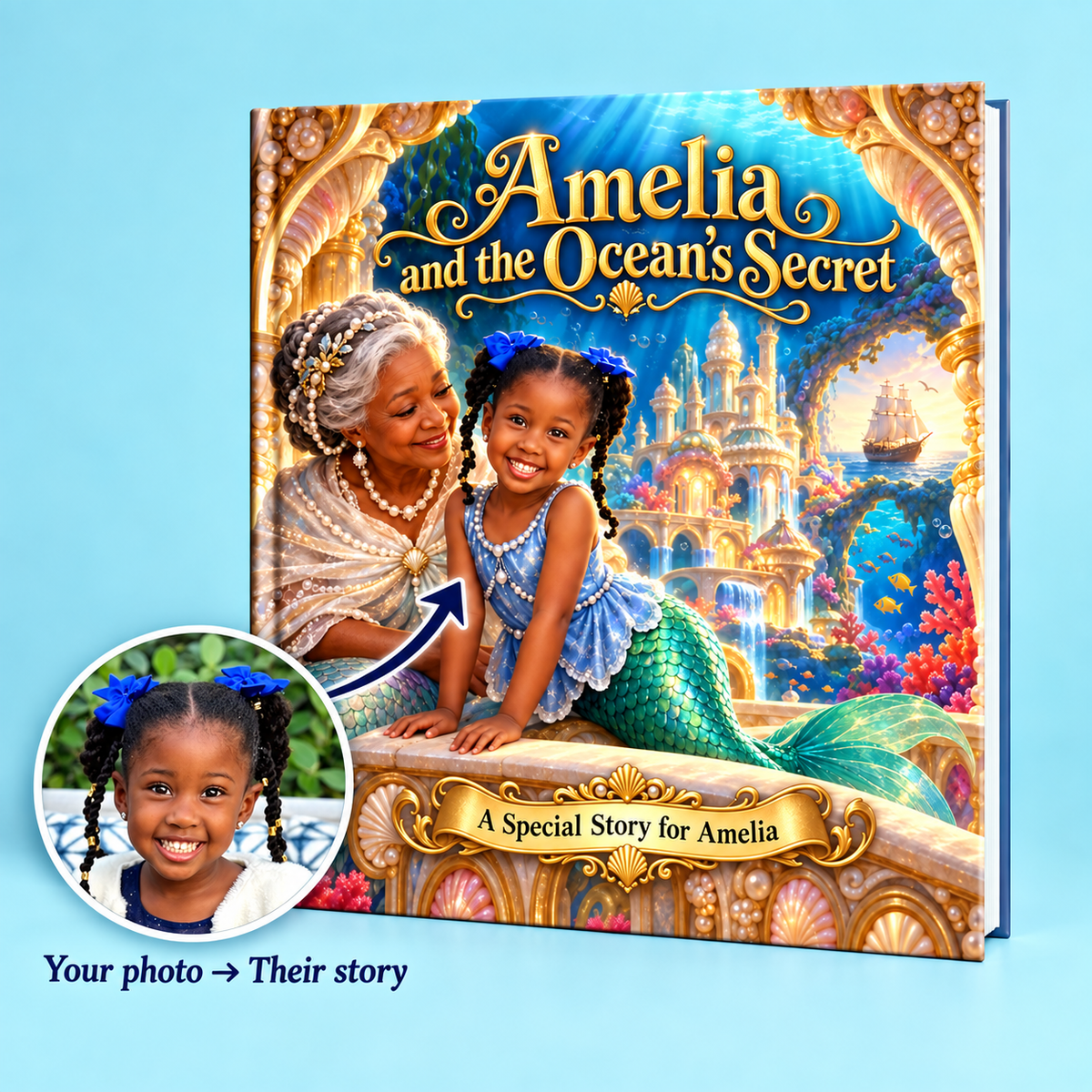 Amelia and the Ocean’s Secret — Personalized Storybook