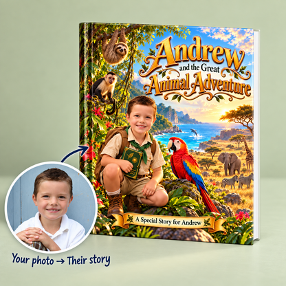 Andrew and the Great Animal Adventure — Personalized Storybook