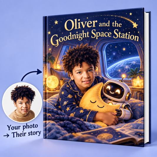Oliver and the Goodnight Space Station — Personalized Storybook