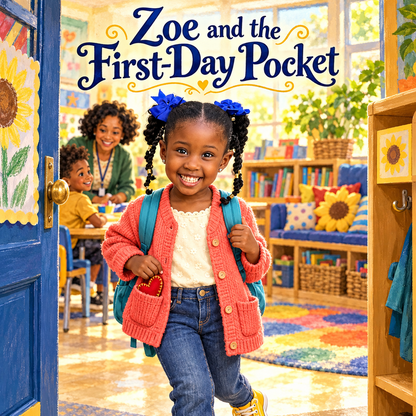 Zoe and the First-Day Pocket — Personalized Storybook