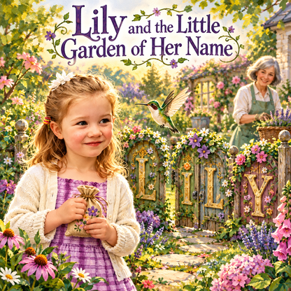 Lily and the Little Garden of Her Name — Personalized Storybook